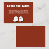 Niedlich Ghosts Twins Baby Showbuchanfrage Begleitkarte (Vorne/Hinten)
