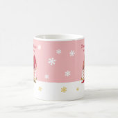 Niedlich gibt es Gnome Better Sister Pink Gold Red Kaffeetasse (Mittel)