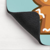 Niedlich Gingberbread Man Mousepad (Ecke)