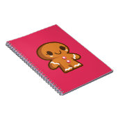 Niedlich Gingberbread Man Notizblock (Rechte Seite)