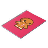 Niedlich Gingberbread Man Notizblock (Linke Seite)