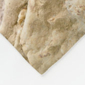 Niedlich Ginger Cat Kitten Blumengarten komfortabe Fleecedecke (Ecke)