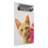 Niedlich Ginger Cat Kitten Foto Personalisiert Mini Klemmbrett (Schrägansicht)