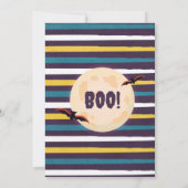 Niedlich Ginger Hexe Halloween-Party Einladung (Rückseite)