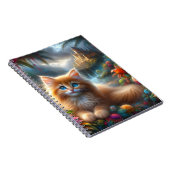 Niedlich Ginger Kitten im tropischen Paradies Fant Notizblock (Rechte Seite)