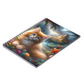 Niedlich Ginger Kitten im tropischen Paradies Fant Notizblock (Linke Seite)