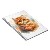 Niedlich Ginger Tabby Cat Classic T - Shirt Notizblock (Rechte Seite)