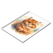 Niedlich Ginger Tabby Cat Classic T - Shirt Notizblock (Linke Seite)