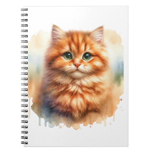 Niedlich Ginger Tabby Cat Classic T - Shirt Notizblock (Vorderseite)