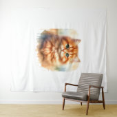Niedlich Ginger Tabby Cat Classic T - Shirt Wandteppich (Beispiel (Horizontal))