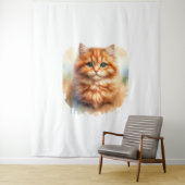 Niedlich Ginger Tabby Cat Classic T - Shirt Wandteppich (Beispiel)