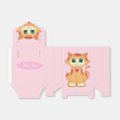 Niedlich Ginger Tabby Kitty Cat Vielen Dank Geschenkschachtel (Ungefaltet)