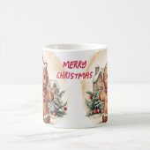 Niedlich Gingerbread Frohe Weihnachten Kaffeetasse (Mittel)