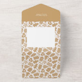 Niedlich Gingerbread Frohe Weihnachten Multiphoto All In One Einladung (Außenbereich)