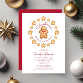 Niedlich Gingerbread Man Christmas Cookie Exchange Einladung