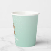 Niedlich Gingerbread Man Christmas Cookie Exchange Pappbecher (Links)