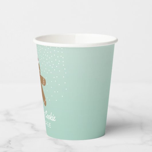 Niedlich Gingerbread Man Christmas Cookie Exchange Pappbecher (Links)