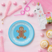 Niedlich Gingerbread Man Cookie Custom Christmas P Pappteller (Party)