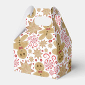 Niedlich Gingerbread Man & Peppermint Weihnachten Geschenkschachtel (Rückseite)