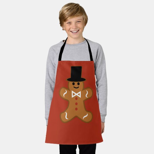 Niedlich Gingerbread Man Schürze (Getragen)