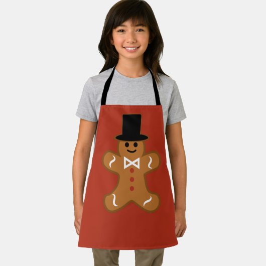 Niedlich Gingerbread Man Schürze (Insitu)