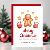 Niedlich Gingerbread Mann Frohe Weihnachten