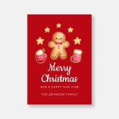 Niedlich Gingerbread Mann Frohe Weihnachten