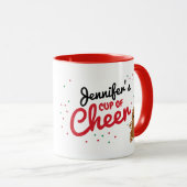 niedlich GINGERBREAD MIRL personalisierte Weihnach Tasse (VorderseiteRechts)