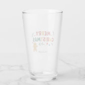 Niedlich Gingerbrei Mann Personalisiert Weihnachte Glas (Rückseite)