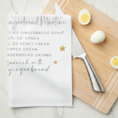 Niedlich Gingerbrei Martini Cocktail Rezept Geschirrtuch (Viertel Falte)