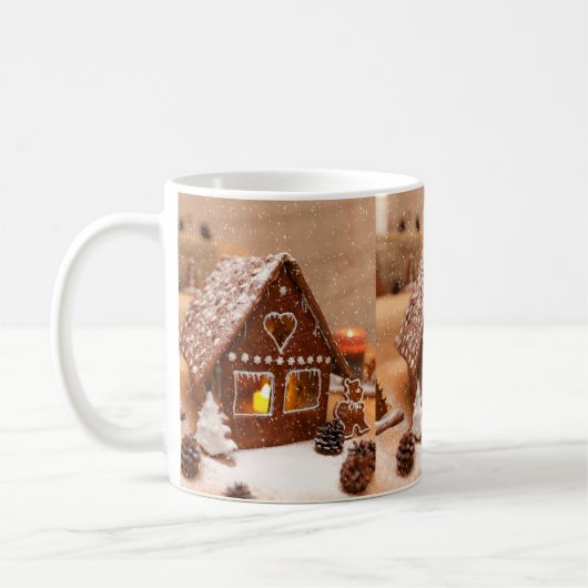 Niedlich Gingerbrei Weihnachten Kaffeetasse (Links)