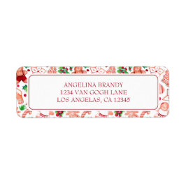 Niedlich Gingerbrei Weihnachtsfeiertage Rücksendea