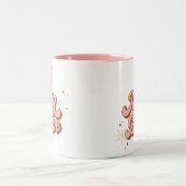 Niedlich Gingerbrot Cookie Jolly Babe Zweifarbige Tasse (Mittel)
