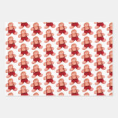 Niedlich Gingerbrot Cookie Weihnachtsdusche Geschenkpapier Set (Vorderseite 3)