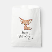 Niedlich Gingerbrot Fox Holiday Geschenktütchen (Vorderseite)