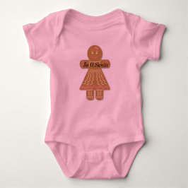 Niedlich Gingerbrot Lady Baby Bodysuit Baby Strampler