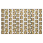 Niedlich Gingerbrot Man Cookie Muster kundenspezif Stoff (Fat Quarter (45,7 x 55,9 cm))