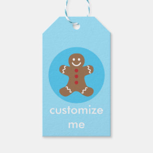 Niedlich Gingerbrot Man Custom Christmas Party Geschenkanhänger