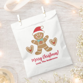 Niedlich Gingerbrot Mann Weihnachtsweihnachtsnacht Geschenktütchen