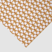 Niedlich Gingerbrot Men Pattern Weihnachten Seidenpapier (Ausschnitt)