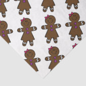 Niedlich Gingerbrot Seidenpapier (Detail)