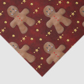 Niedlich Gingerbrot Weihnachten Seidenpapier (Detail)