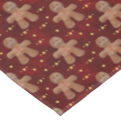 Niedlich Gingerbrot Weihnachten Tischdecke (Schrägansicht)