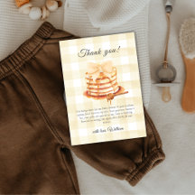 Niedlich Gingham Bow Pancake Brunch Babydusche
