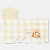 Niedlich Gingham Bow Pancake Brunch Babydusche Geschenkschachtel (Ungefaltet)