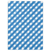 Niedlich Gingham Personalisiert Clipboard Klemmbrett (Rückseite)
