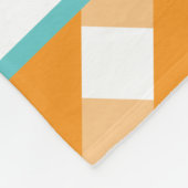 Niedlich Gingham Personalisiert Fleece Blanket (Ecke)