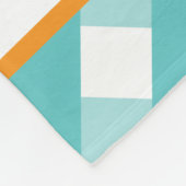 Niedlich Gingham Personalisiert Fleece Blanket (Ecke)
