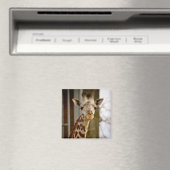 Niedlich Giraffe Foto Magnet (In Situ (Geschirrspüler))