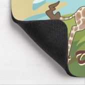 Niedlich Giraffe Mousepad (Ecke)